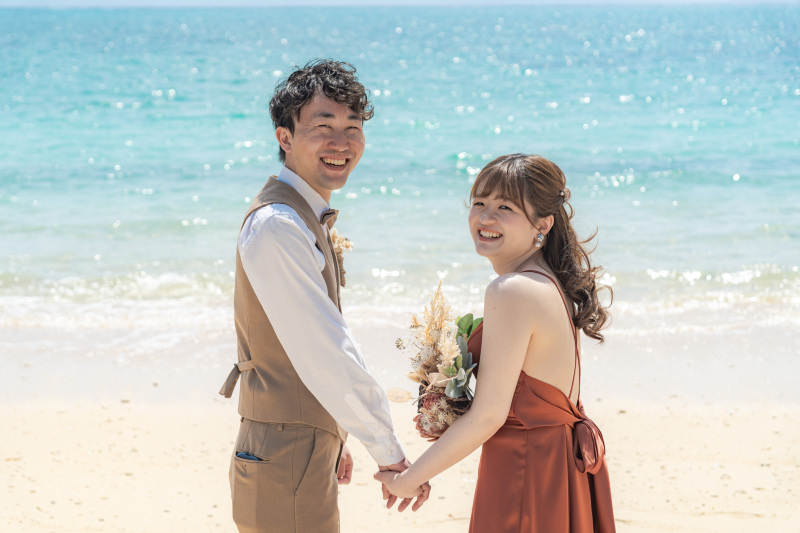 お二人の笑顔も眩しい!楽しい撮影間違いなし!