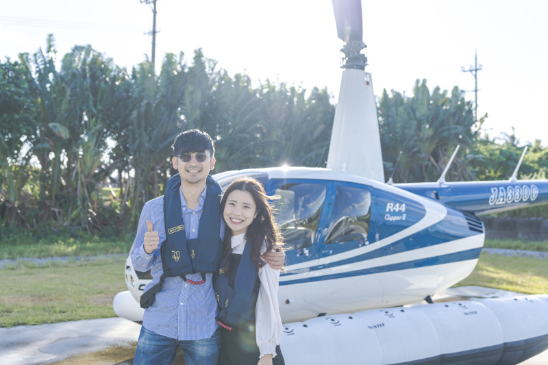 緊張も解けてにっこり笑顔！