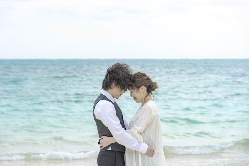 おでことおでこ。