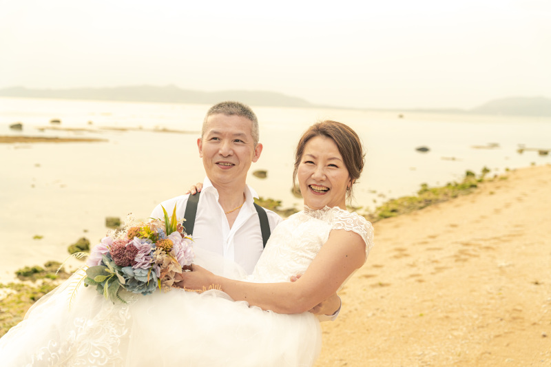 まだまだラブラブ!楽しいお姫様抱っこ。