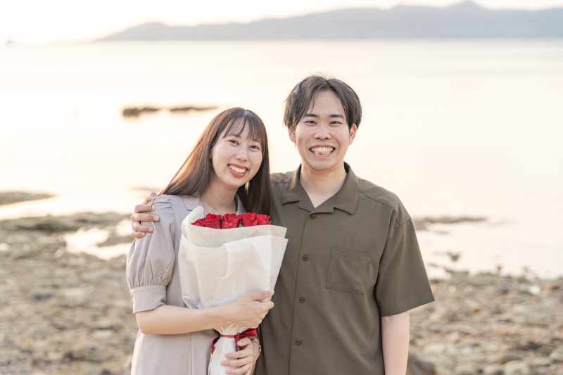 緊張も解けてにっこり笑顔!