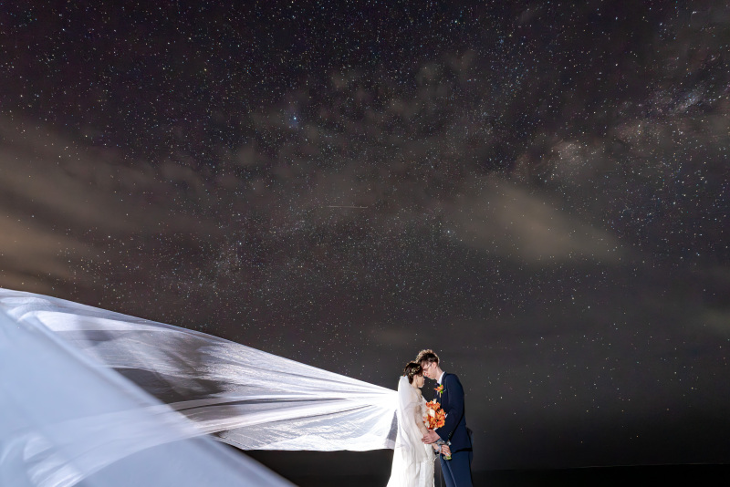 いよいよナイト撮影をスタート！星空の撮影。