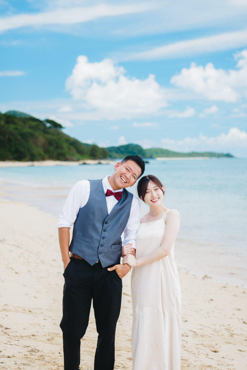 笑顔の素敵なおふたりで撮影はノリノリに。