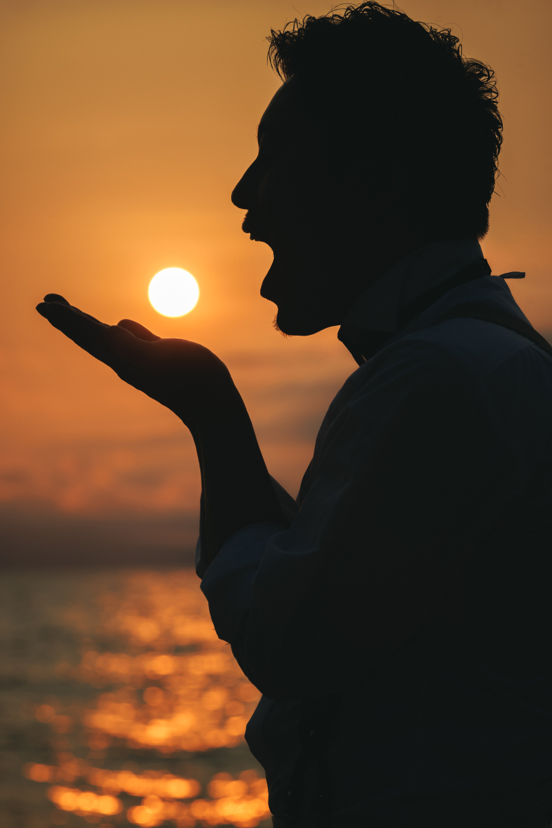 アツアツ太陽いただきまーす!