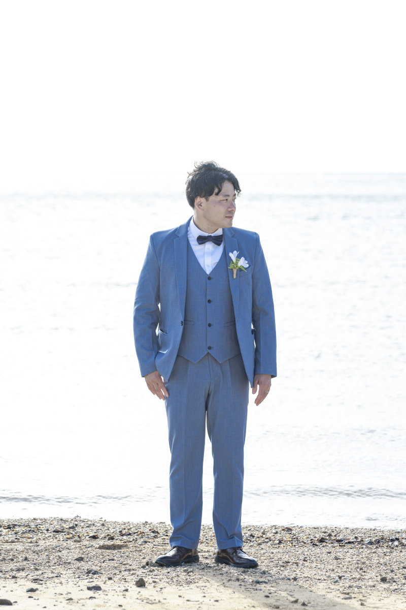 せっかくだから新郎だってソロ撮りたい!