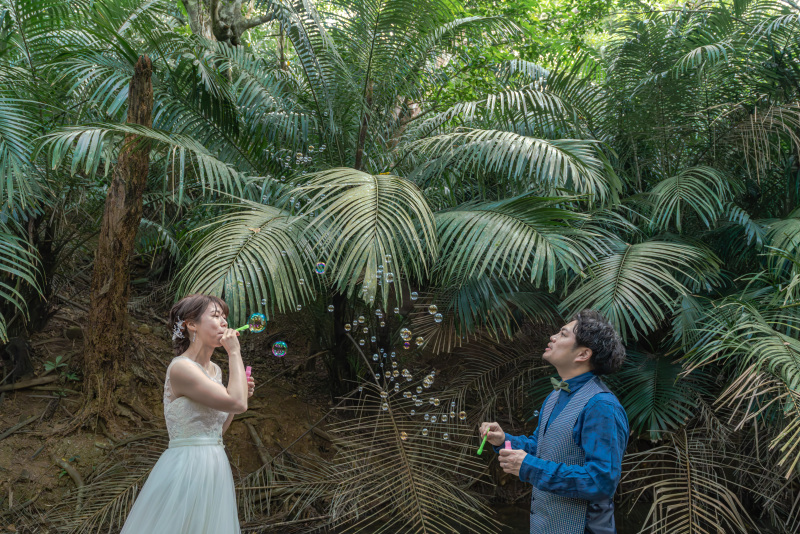 シャボン玉の小物で遊ぼう!