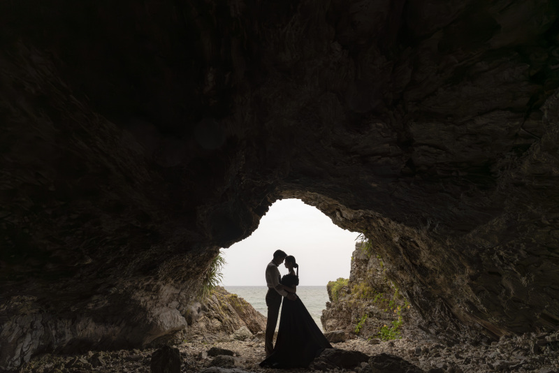 洞窟Caveでまた違ったサンセット撮影。