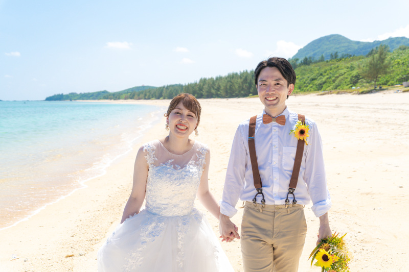 晴れて嬉しい!でも眩しい!笑って誤魔化す!