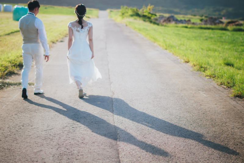 だんだん日が傾いてきました。