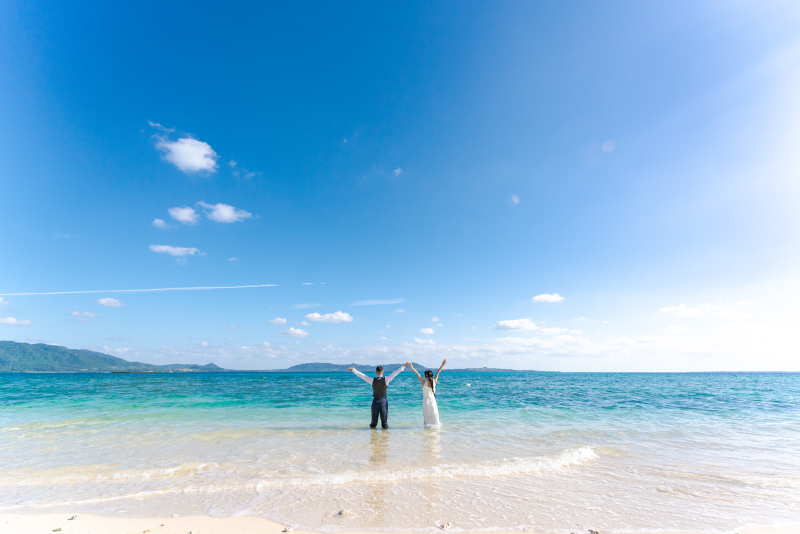 空も青い!海も青い!気持ちいい!