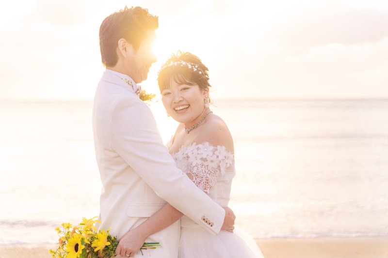 ビーチの場所を移してサンセット撮影!