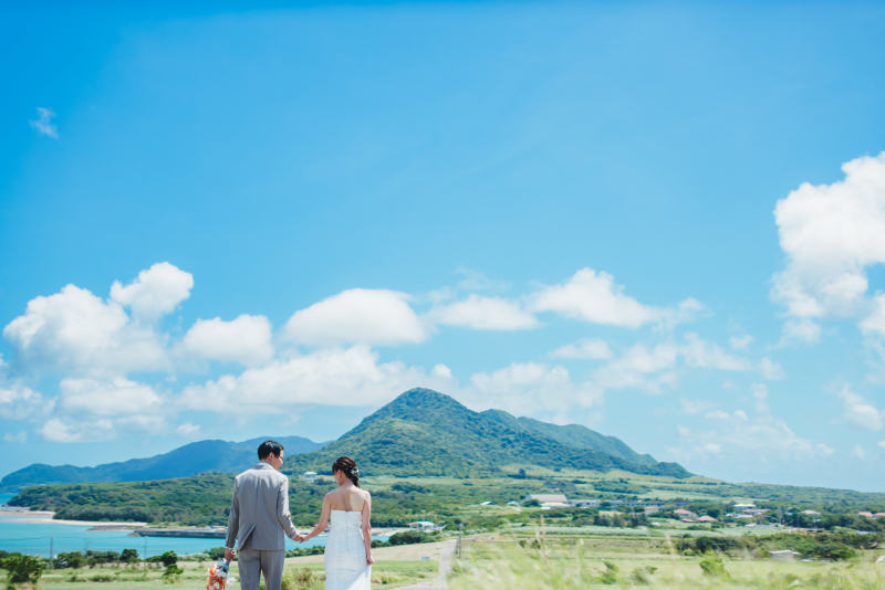 ズドーンと通る一本道。素晴らしい開放感