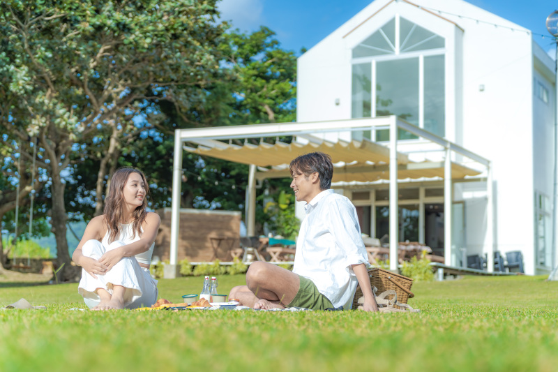 BlueSoda石垣島/宮古島クラフトフォトウェディング_会食ができる