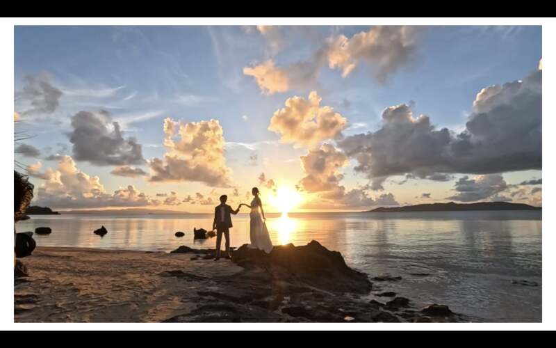 BlueSoda石垣島/宮古島クラフトフォトウェディング_動画を作れる