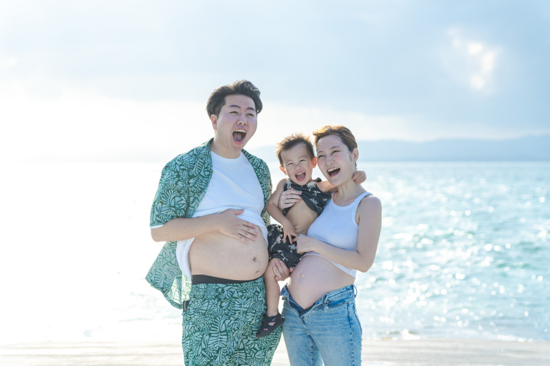 家族での撮影も追加料金は0円です!