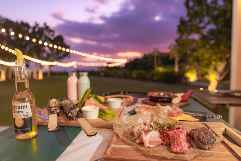 BlueSoda石垣島/宮古島クラフトフォトウェディング_会食ができる