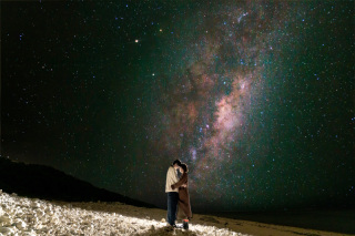 星空加工1カット【雲が多かった写真でも安心。曇り空を交換して綺麗な星空にします。】急に天候が変わる石垣島でも安心の加工オプションです。