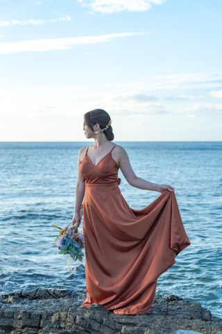 カラードレス2着目【カラードレスを追加することができます】たとえば、ウェディングフォレスもカラードレスも両方着たい方!叶います!