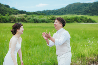 新郎メイク【男性だってせっかくの機会。メイクを行います】一生に一度のフォトウェディング、男性もメイクいかがですか?