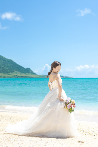 ドレス2着目【ウェディングドレスを追加することができます】たとえば、Aラインもマーメイドも両方着たい方!叶います!