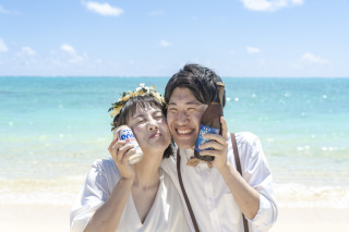 BlueSoda石垣島/宮古島クラフトフォトウェディング_ビーチ