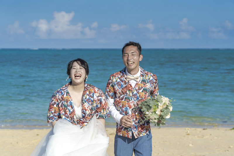 BlueSoda石垣島/宮古島クラフトフォトウェディング_事前来店なしで撮影できる