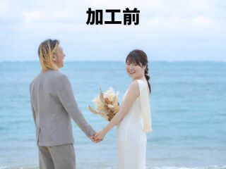 BlueSoda石垣島/宮古島クラフトフォトウェディング_AI晴れ保障の写真