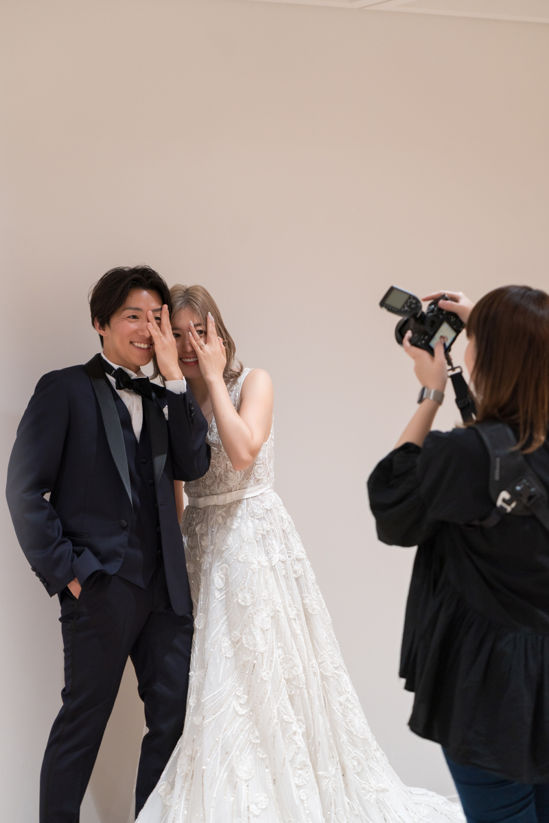 撮影はリラックスして和やかに