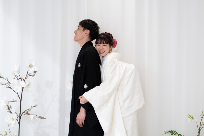 和装でも自分らしく、2人のスタイルで
