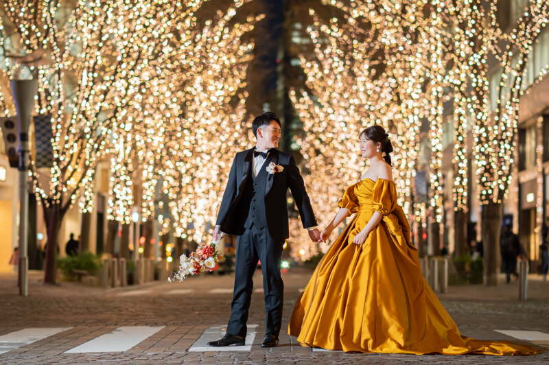 冬季限定の輝き！街が煌めくイルミネーション撮影