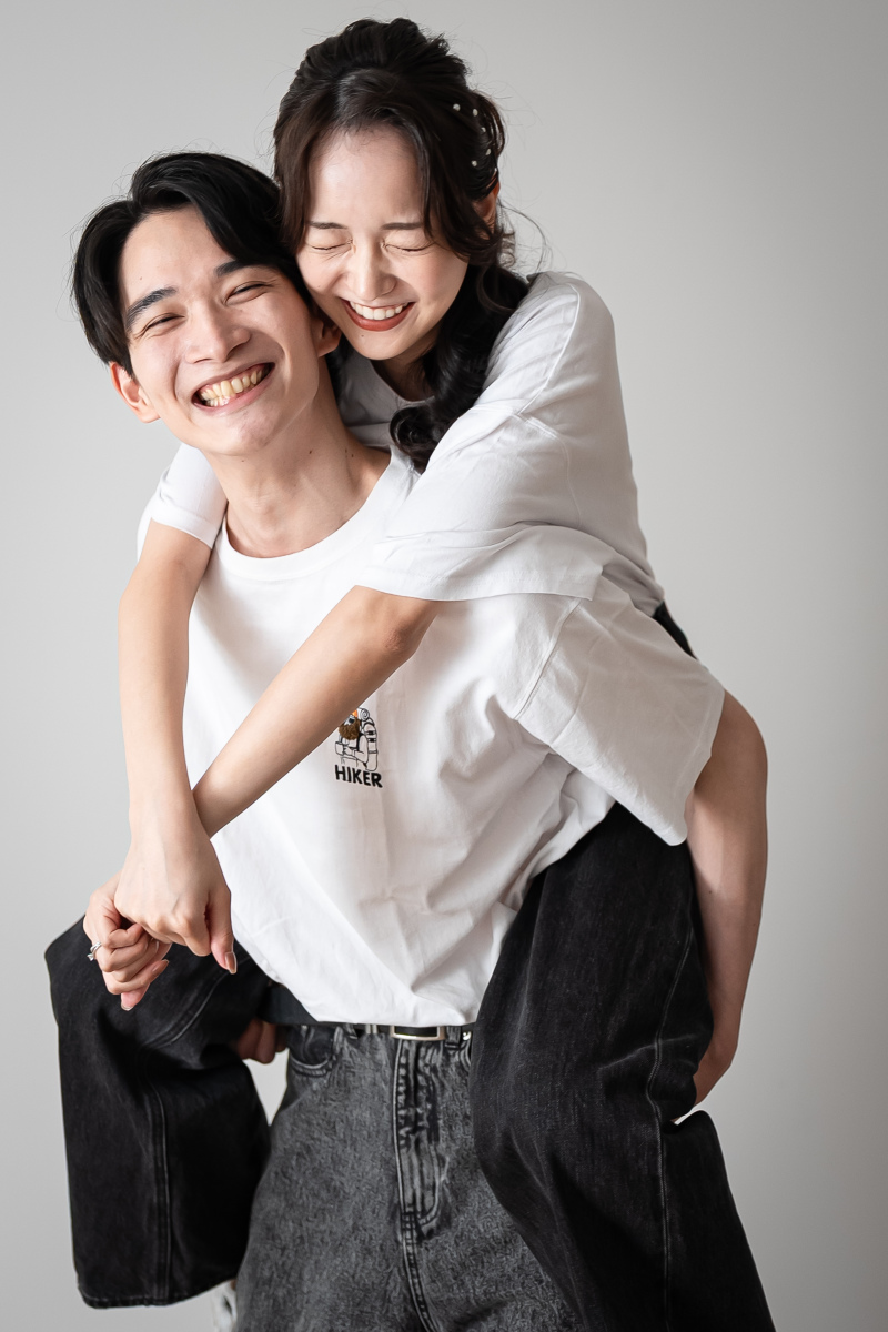 緊張はあるかもしれませんが、普段の2人の自然体な表情を引き出します！
