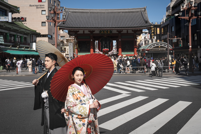 【2026年9月末までの撮影で30%OFF】伝統の街で残す浅草和装ロケーションフォトプラン