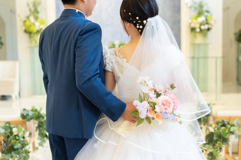 可愛いブーケもしっかりと残します♪