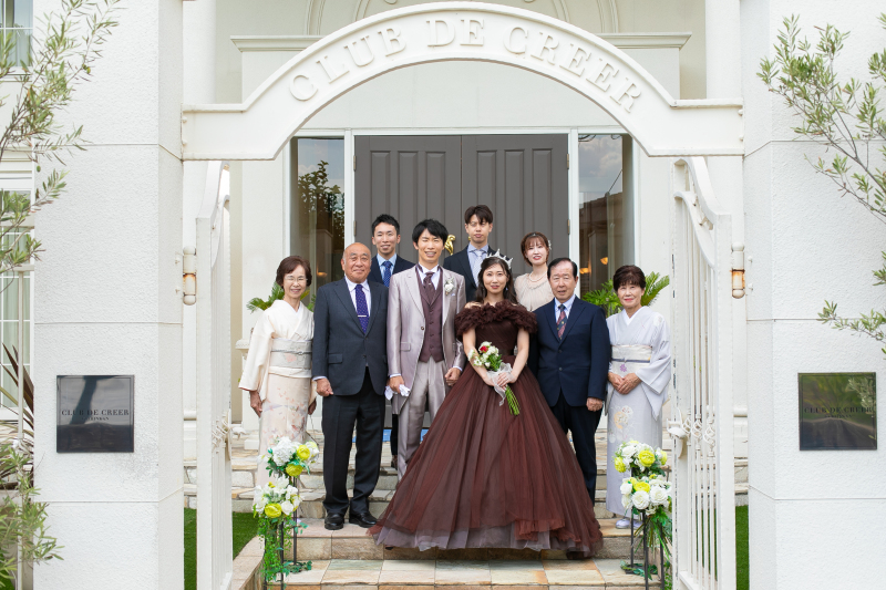 両家の家族で記念に♪