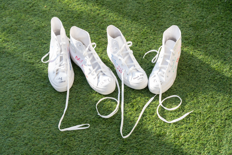 スニーカーが好きな二人