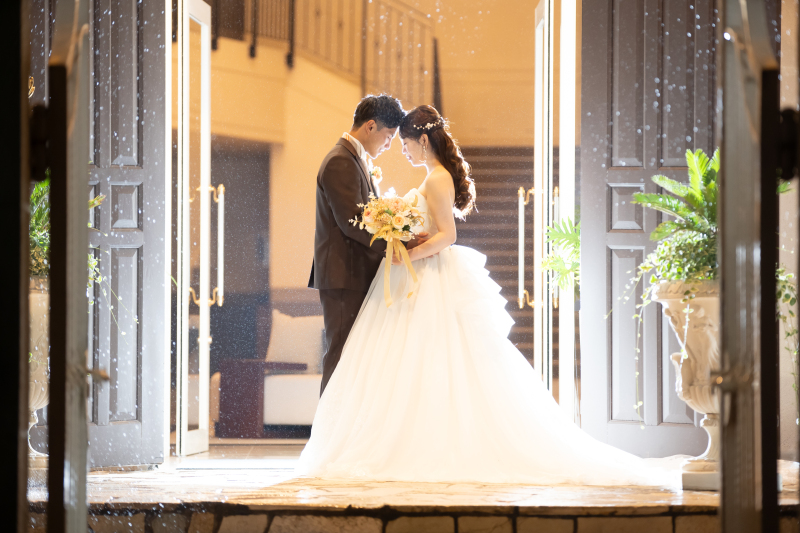 雨のしずくもアートになる♪