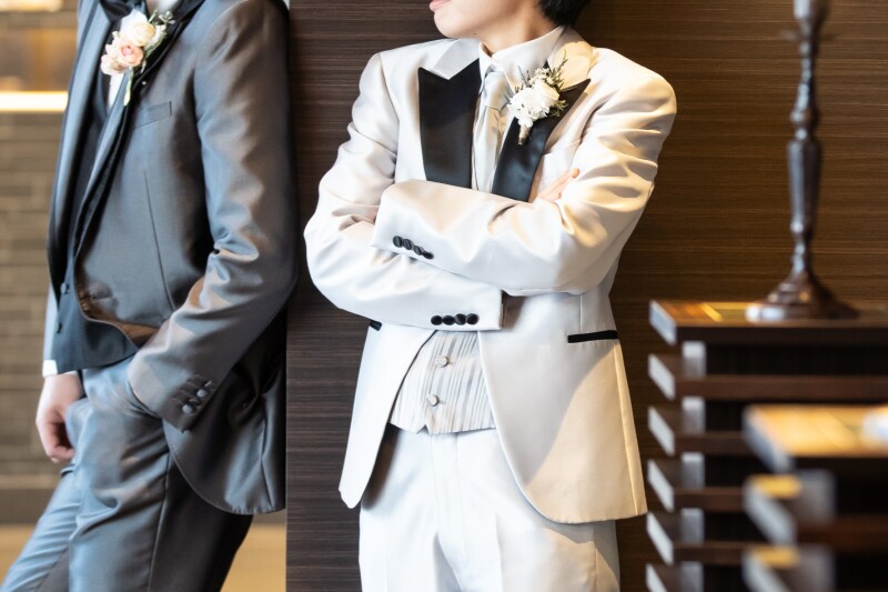 ドレス×ドレスやタキシード×タキシードなどOK!