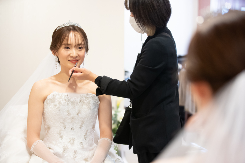 撮影のお仕度から