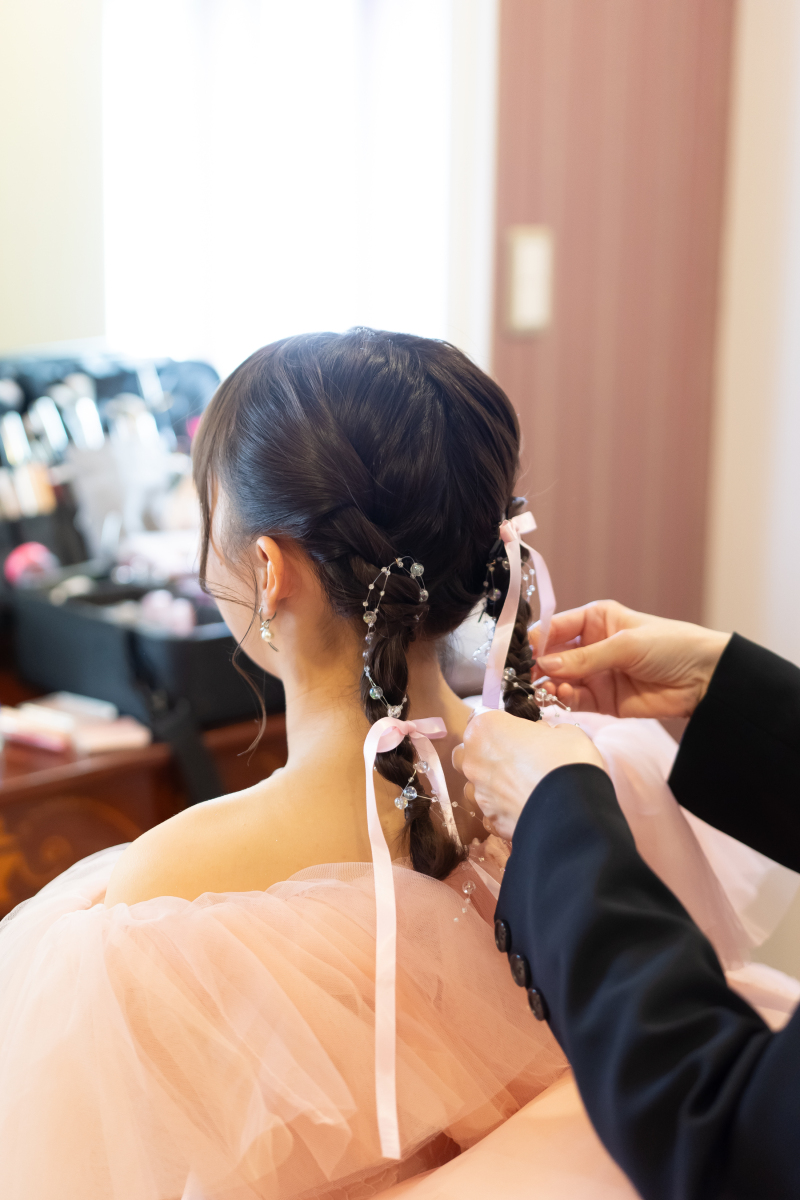 カラードレスへチェンジ