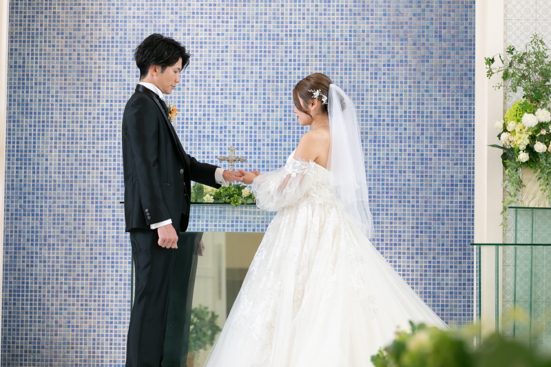 誓いのシーンは