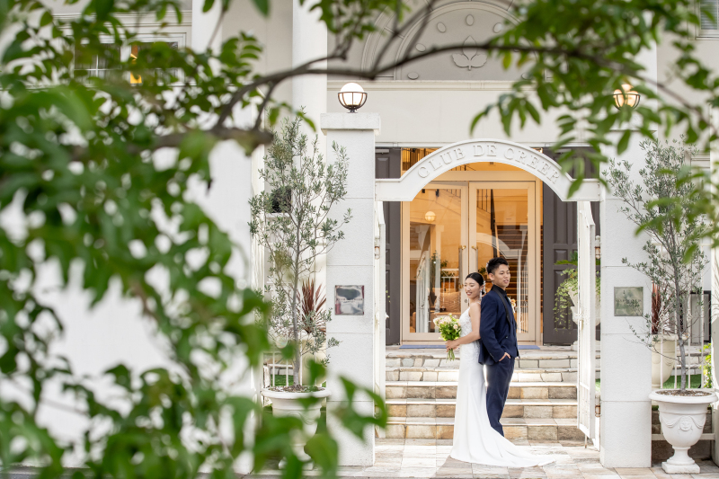 まるで海外邸宅のようなエントランスで