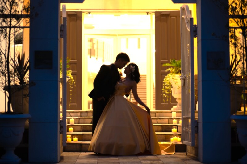 映画のようなシルエットショット