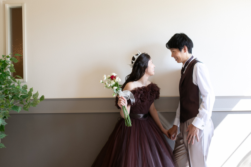 いつもらしい二人の自然なショットで