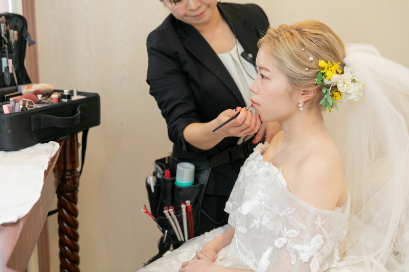 緊張と楽しみが詰まったヘアメイクの時間