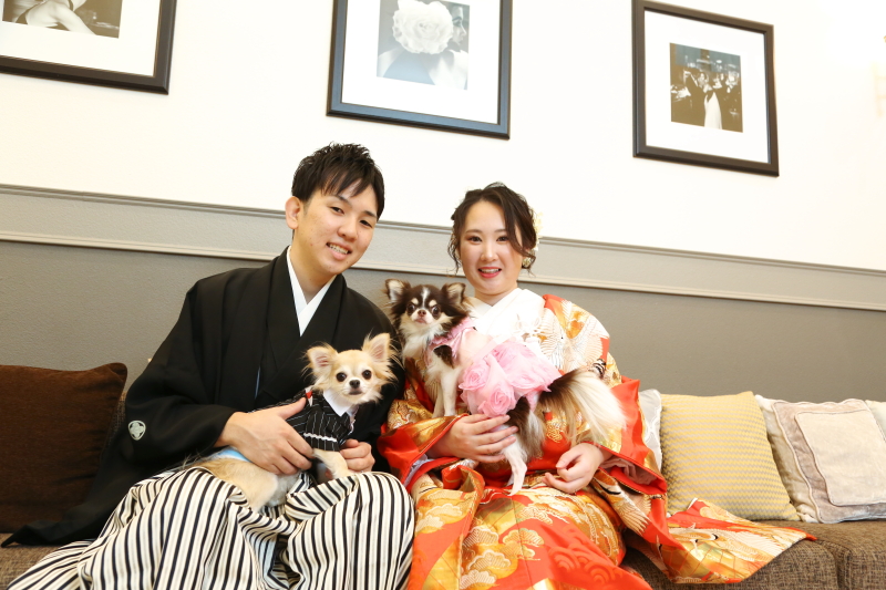 ワンちゃんの衣装もかわいい♡