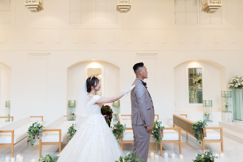 ファーストミートで肩トントン