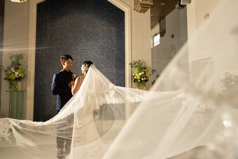 時間によって表情を変えるチャペル