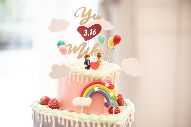 ウェディングケーキセレモニーで大盛り上がり!