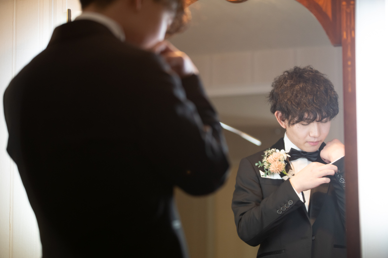 撮影までの緊張の時間