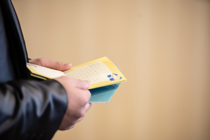 「ありがとう」感謝を伝えるウェディングフォト